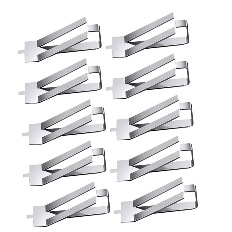 Stainless Steel Glass Bed Clips 10pcs for 3D Printers Easy Install Home Office Training - Image 1